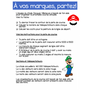 À vos marques, partez !