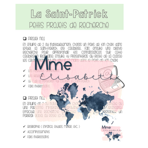 Projet de Saint-Patrick