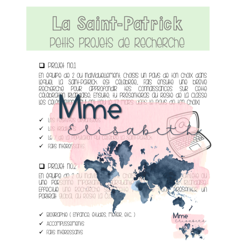 Projet de Saint-Patrick