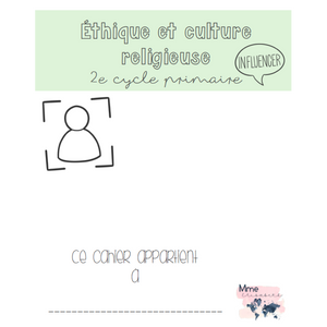 Cahier d'éthique et culture religieuse