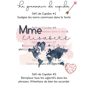 La grammaire de cupidon