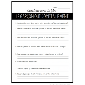 Le garçon qui dompta le vent