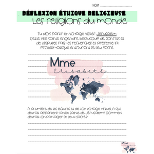 Rallye informatique sur les religions