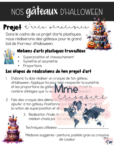 Nos gâteaux d'Halloween