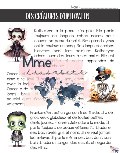 Mes créatures d'Halloween