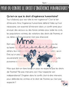 Le droit de guerre
