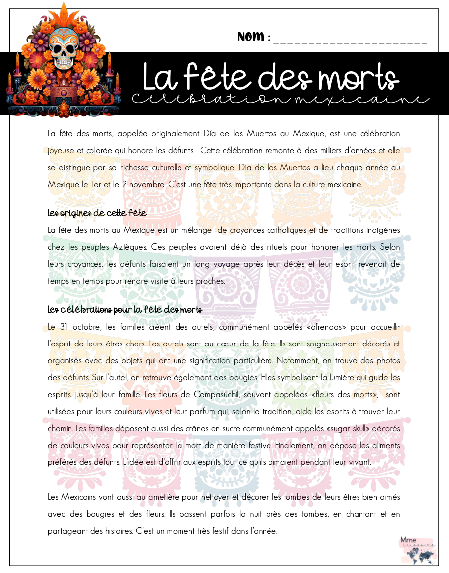 La fête des morts