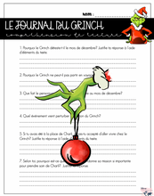 Charger l&#39;image dans la galerie, Le journal du Grinch