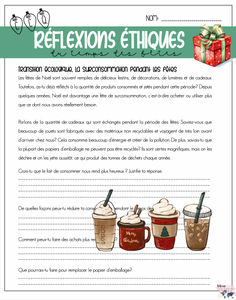 Réflexions éthiques temps des fêtes