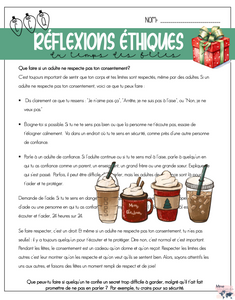 Réflexions éthiques temps des fêtes