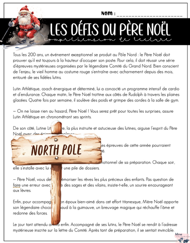 Les défis du Père Noël