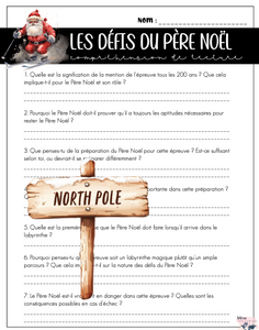 Les défis du Père Noël