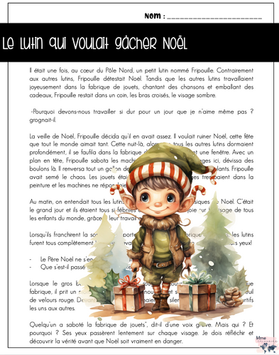 Le lutin qui voulait gâcher Noël